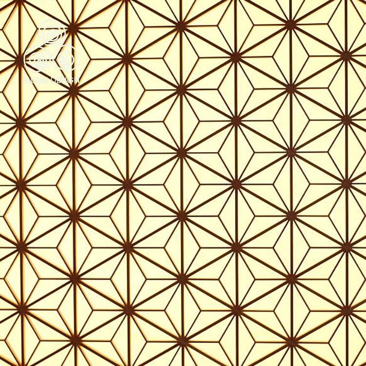 Französische feste hölzerne dekorative Trennwand Hinoki 3D Kumiko Products