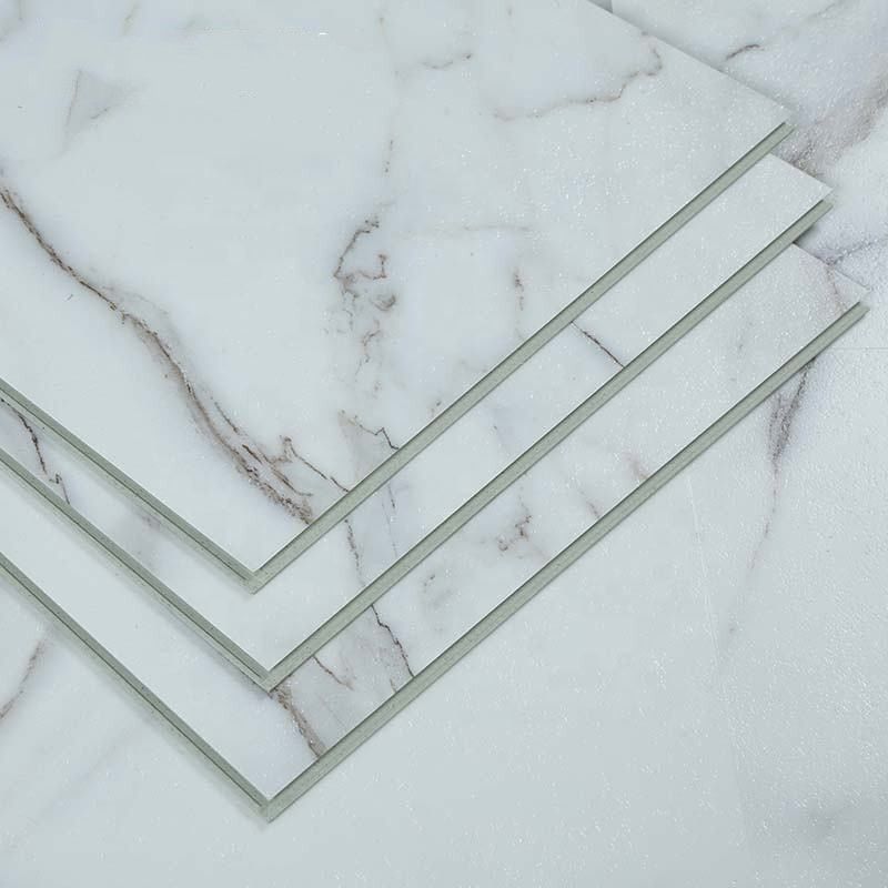 Marmorblick SPC FSC 4.0mm, der Handelsspc-wasserdichten Vinylbodenbelag ausbreitet