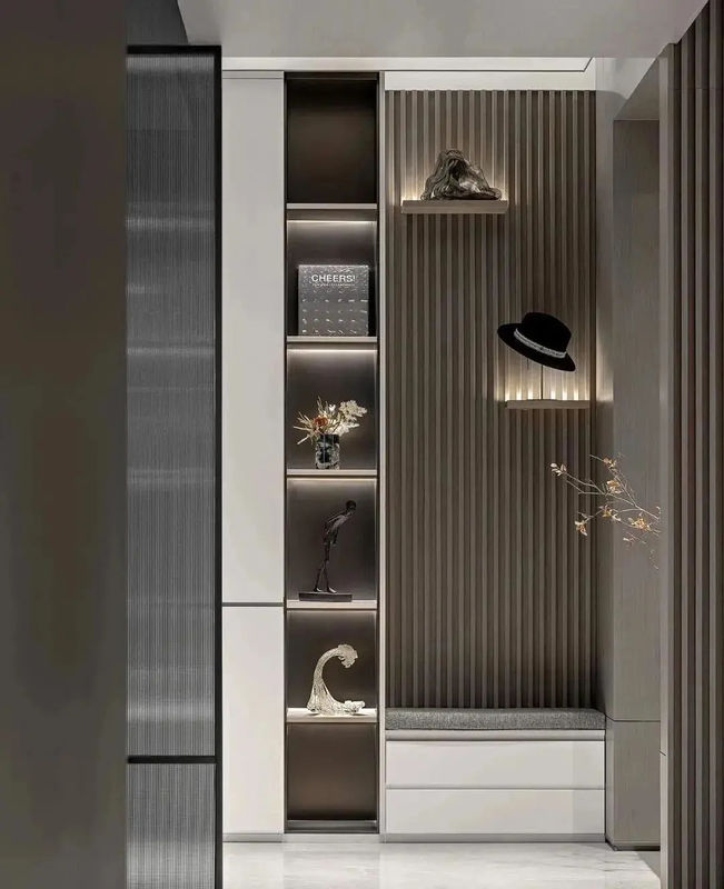 CER/ISO9001 Wpc hölzerne dekorative Platten-UV-Beständigkeit Latten-Platte Wpc