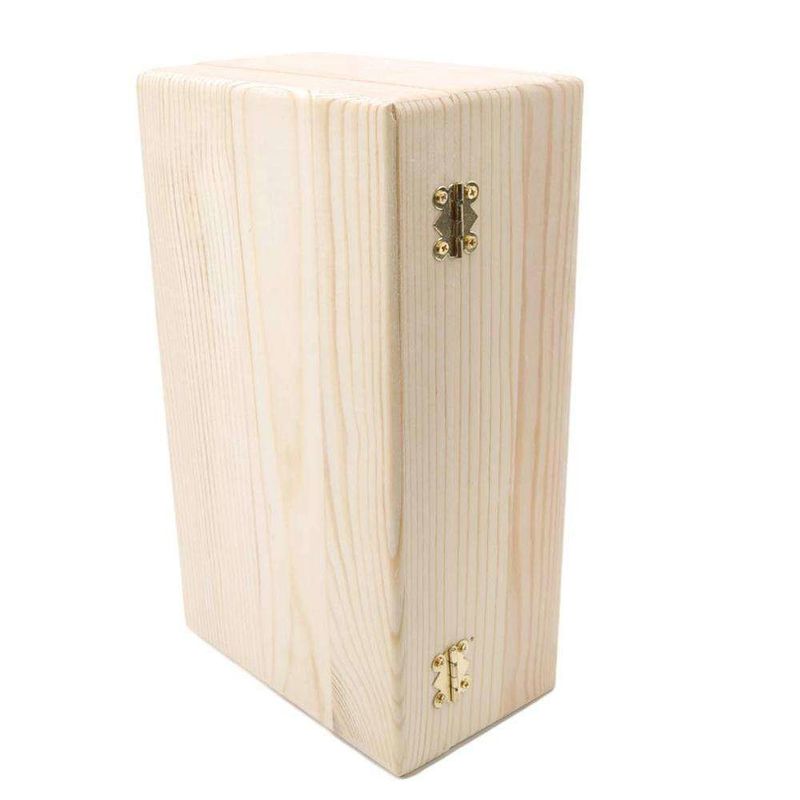 Festival-Andenken-Weinlese lagerte Lidded Holzkiste-unfertiges Multifunktions schwenkbar