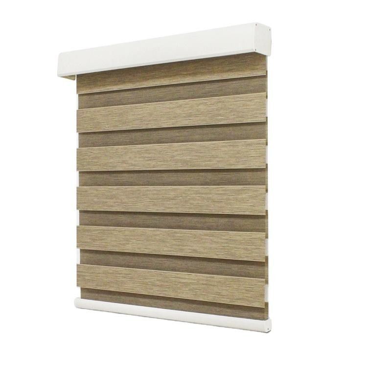 CER Kindersicherheits-drahtloser Vorhang macht motorisierten Zebra-horizontalen Rollen-Schatten blind