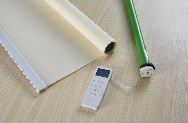 CER Kindersicherheits-drahtloser Vorhang macht motorisierten Zebra-horizontalen Rollen-Schatten blind