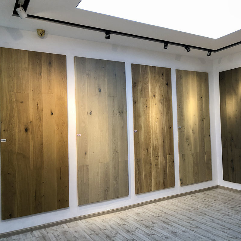 Breite führte Planken-Wäsche beunruhigte Eiche das Holz aus, das 20 kundengerechte Farben ausbreitet