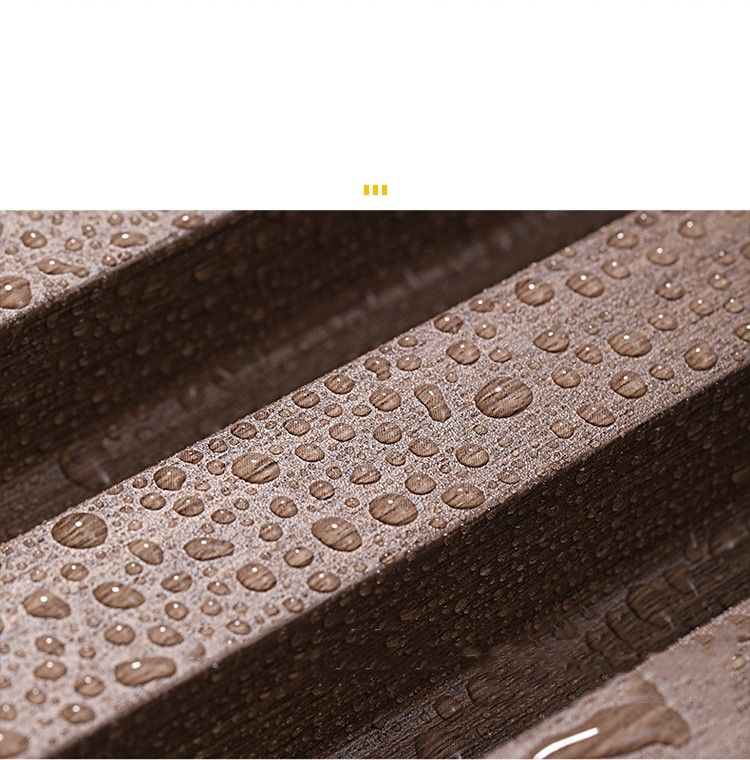 Innenarchitektur Wandplatten Deckenplatte PVC Beschichtet Bambus Faser Kunst Louver Hintergrundplatten WPC Fluted Schieferplatte