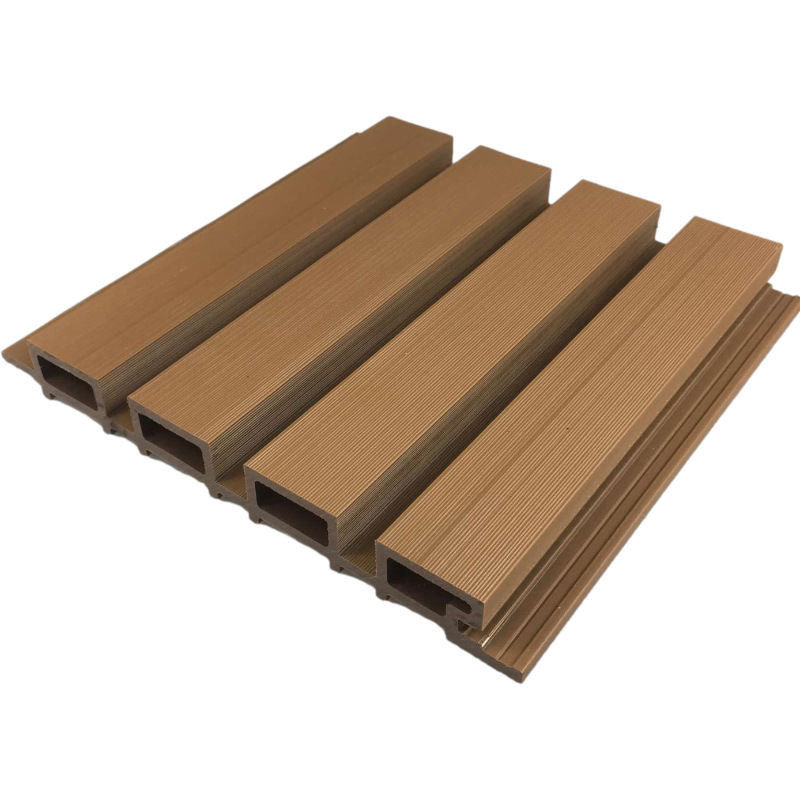 Hohe Qualität Hohlzaun Fluted Co-Extrusion Dekorativ Holz Kunststoff Verbundwerkstoff Wpc Außenwandverkleidung