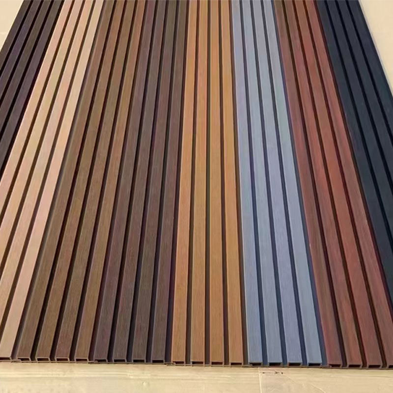 Hohe Qualität Hohlzaun Fluted Co-Extrusion Dekorativ Holz Kunststoff Verbundwerkstoff Wpc Außenwandverkleidung