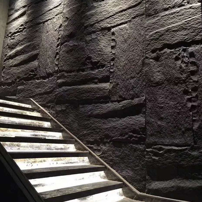 Großhandel Wasserdichtes PU-Stein 3D-Dekoration Außen-Innen-Dekorationsstein Wandplatte Kunststoff-PU-Stein