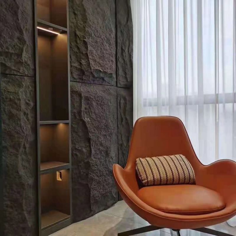 Warm verkaufter Kunststoff aus PU-Kulturstein zur Außendekoration Falschlederwandplatten Leichtstein