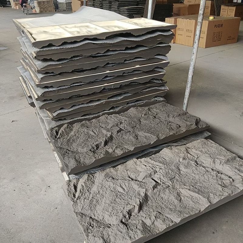 PU-Steinwandpaneel Pilzstein-Design für exquisite Innen- und Außenbereiche