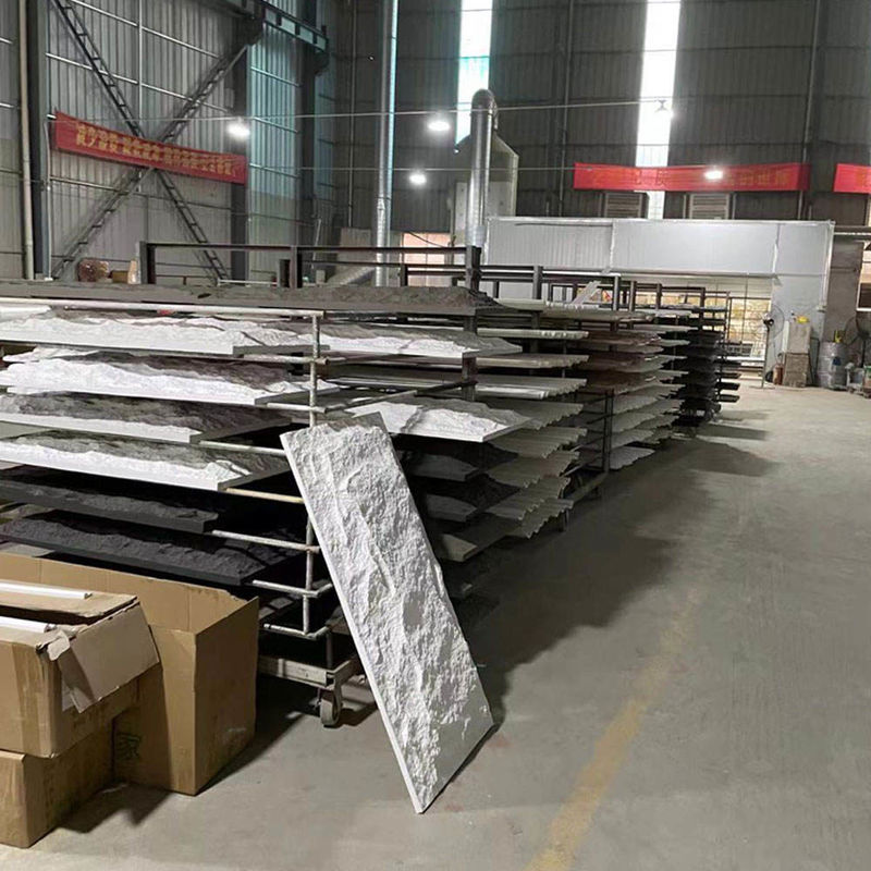 Künstlicher Stein Pu Wandplatte Pu Felsplatte Falschstein Veneer Naturkulturstein Für Außenwandverkleidung