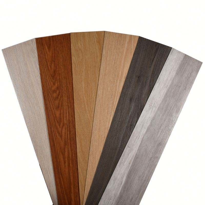 Vinylfliesen Holz Textur LVT selbstklebende Bodenbelag PVC wasserdicht Vinyl Bodenbelag Vinylplatte