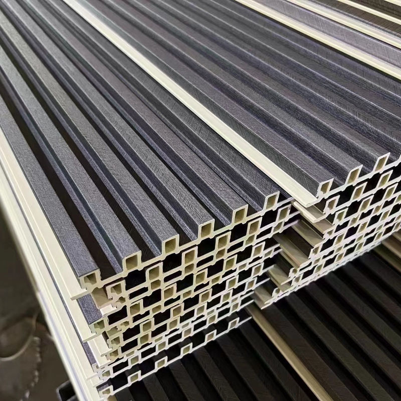 SONSILL UTO Holzkorn Pvc Innendekoration Wpc Fluted Wandplatten Verkleidung Innendekoration