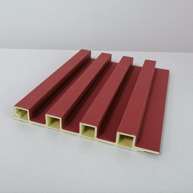 Innenarchitektur Klassische WPC Fluted Wandplatte Beschichtung Schwarzes Holz Getreide Gitter Innenraum Great Wall Panel