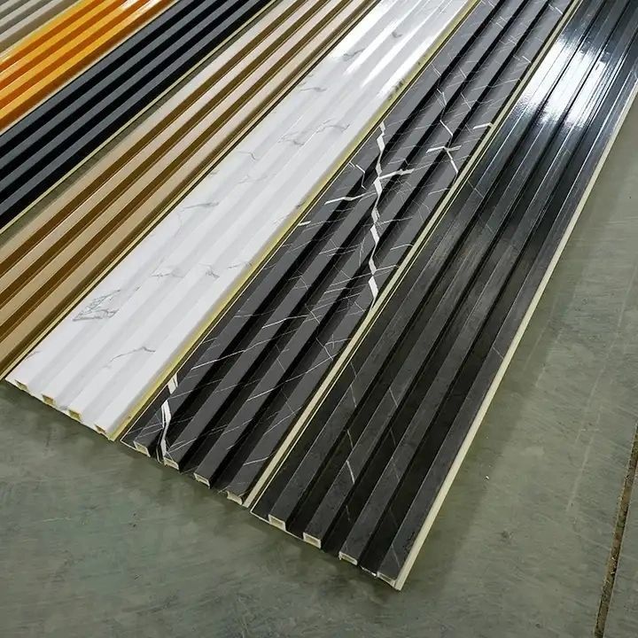 Hochwertige Holz-Kunststoff-Komposite Dekorative Innenausstattung 3D Wasserdichte Wpc Außenwandverkleidung