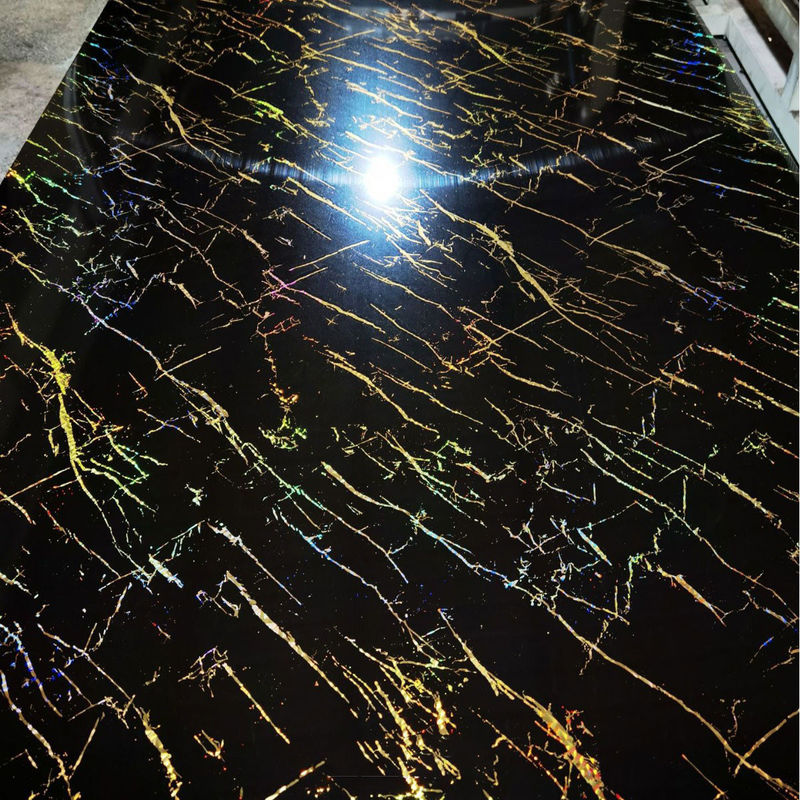 1220*2440 3D UV-Marmorplatte mit 3 mm Dicke für Wanddekoration