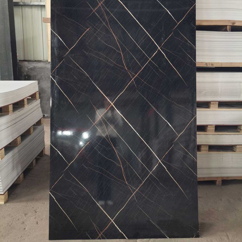 Leichtgewicht UV PVC Marmorblech Wandplatte in 3 mm oder 4 mm Dicke 3d