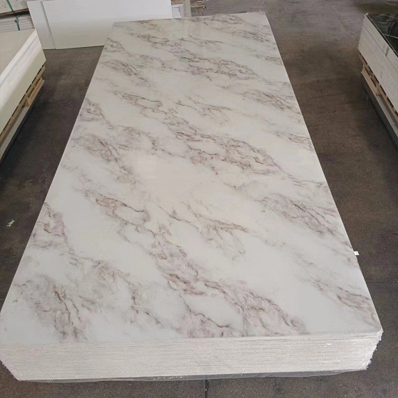 Chinesischer Anbieter stellt UV-Marmorblech-Wandplatten für Innenarchitektur vor UV-Platten für Kunststoffbleche