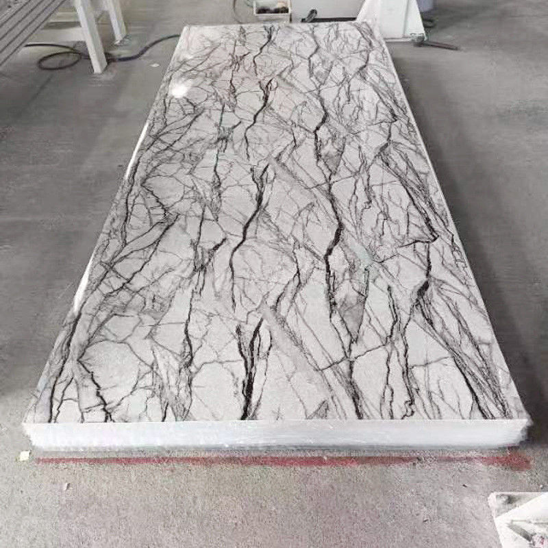 Chinesischer Anbieter stellt UV-Marmorblech-Wandplatten für Innenarchitektur vor UV-Platten für Kunststoffbleche