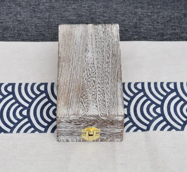 Individuell angefertigte Multikolor Paulownia Massivholz Schmuckschachtel für Geschenklager