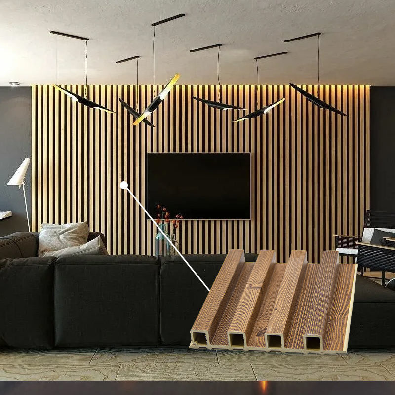 Umweltfreundliche WPC-Wandplatten für Innenräume WPC-Wandverkleidung Innendekoration Alternatives Holz