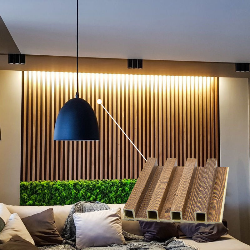 Umweltfreundliche WPC-Wandplatten für Innenräume WPC-Wandverkleidung Innendekoration Alternatives Holz