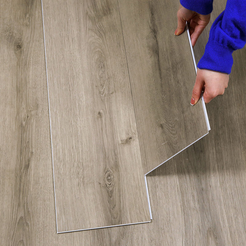 5 mm wasserdicht verzahnt 4 mm Vinyl Jungfrau Material Marmor starre Kern Hybrid Fußboden Spc Klicken Boden