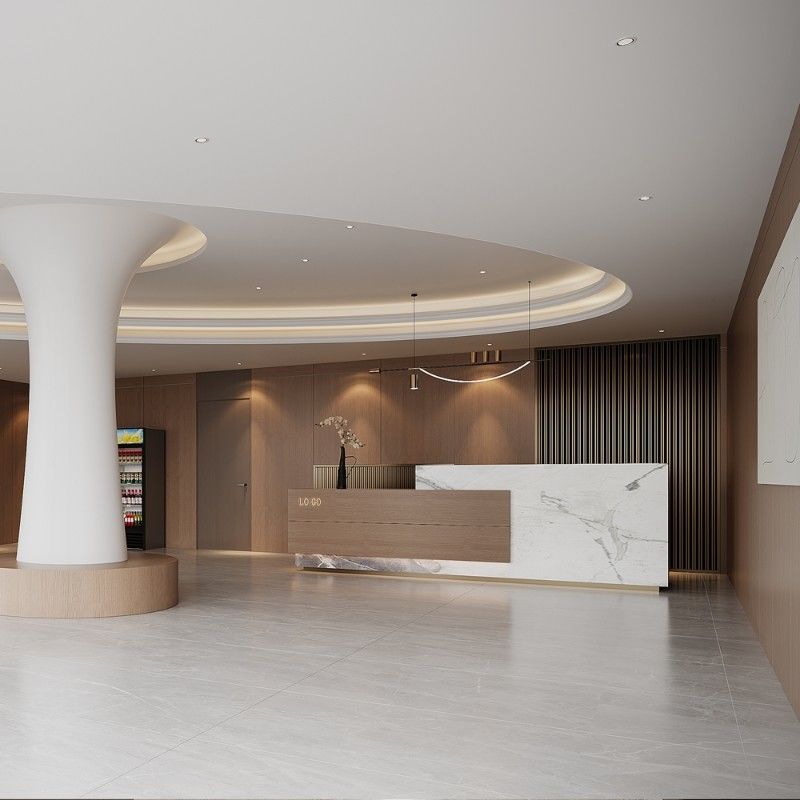 Baumwolle Holz Veneer Board Spiegel Verkleidung Brandfeste PVC-Wandplatte Für Wohnung Büro