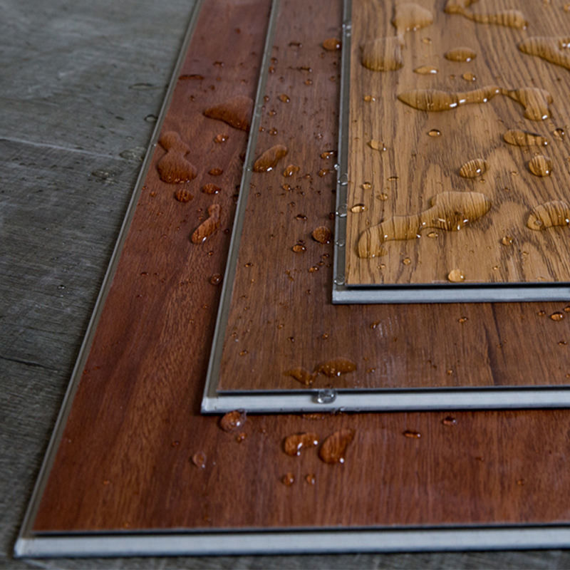 Luxuriöser 7mm 8mm SPC-Bodenbelag Kostenlose Muster Wasserdichtes Klick-Lock-Hartvinyl-Paneel für den Innenbereich, Fitnessstudio und Büro