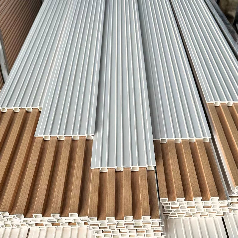 Großhandelspreis Modernes Design WPC Wandpaneel Antistatisches Innenraum Holzlatten Wandpaneel für Innen Wasserdichte WPC Wandverkleidung