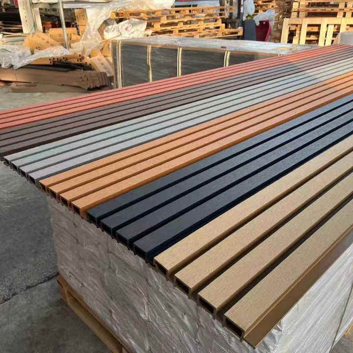 Außen Co-Extrusionsplatten Innen PVC-Dekoration Wandpaneel Wasserdichte Verbundwerkstoff WPC Wandverkleidung