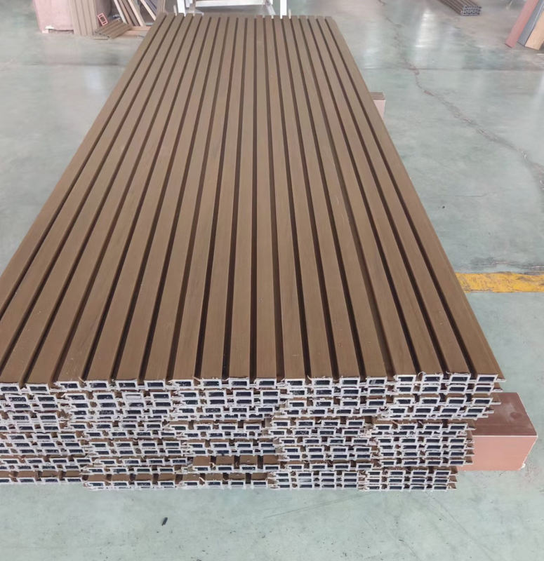 Außen Co-Extrusionsplatten Innen PVC-Dekoration Wandpaneel Wasserdichte Verbundwerkstoff WPC Wandverkleidung