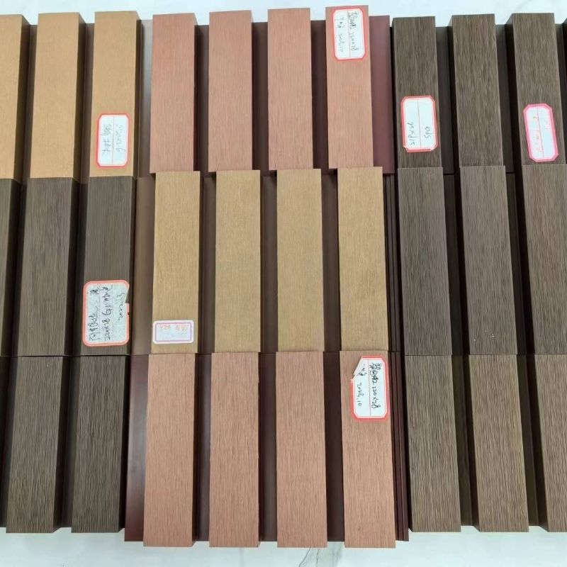 Hochwertiges Außen-Lambrin Dekorationspaneel Wand Wpc 3d Fabrikpreis PVC Außenwandplatten