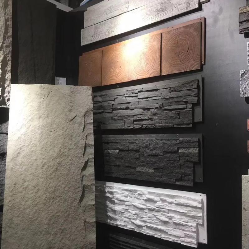 Hot Sell 1220*2440 Pu Stone Wall Panel Culture for Exterior Brick Background Decoration Polyurethane