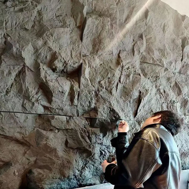 Factory Direct Sale Polyurethane PU Faux Artificial Culture Stone PU Exterior Faux Stone Panelsc