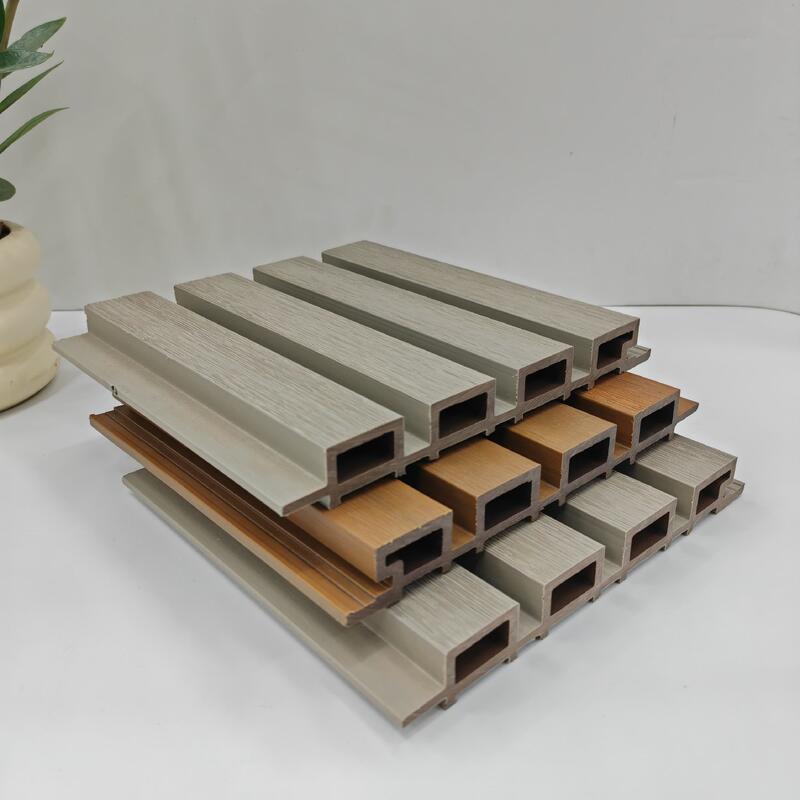 WPC Modern Geometrisches Muster Wasserdichte Außenwandplatte Verbundverkleidung Außenverkleidung 5+ Jahre Garantie Graphische Lösung