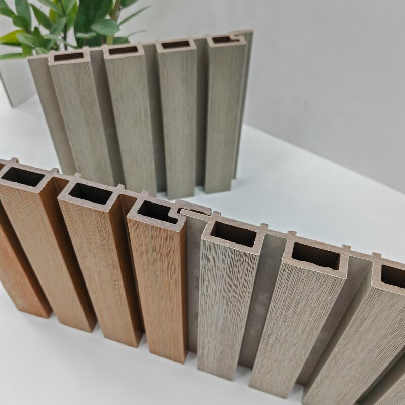 WPC Modern Geometrisches Muster Wasserdichte Außenwandplatte Verbundverkleidung Außenverkleidung 5+ Jahre Garantie Graphische Lösung