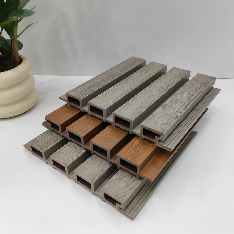 WPC Modern Geometrisches Muster Wasserdichte Außenwandplatte Verbundverkleidung Außenverkleidung 5+ Jahre Garantie Graphische Lösung
