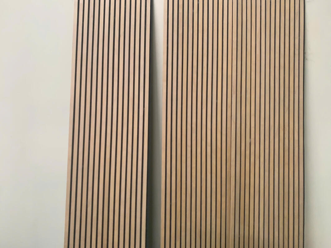 Akustische Wandplatten Wandplatten PET MDF Akustische Wanddekoration für Möbel Akustische Holzwandplatten modernes Design Flexibel