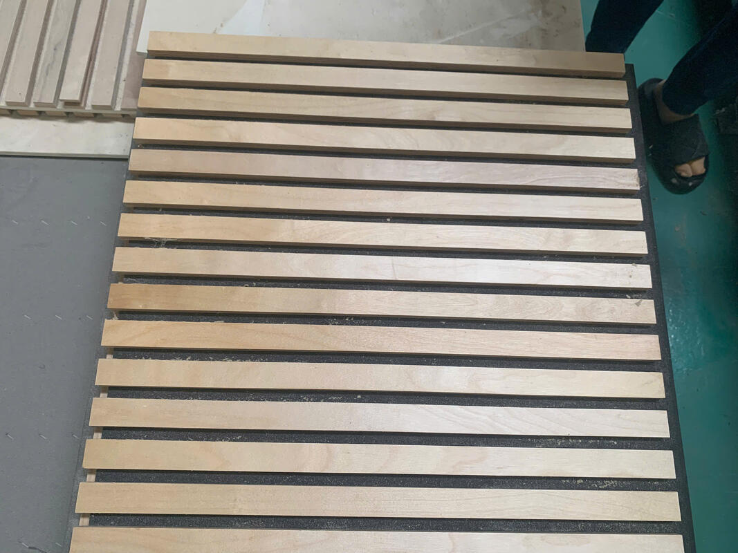 Akustische Wandplatten Wandplatten PET MDF Akustische Wanddekoration für Möbel Akustische Holzwandplatten modernes Design Flexibel