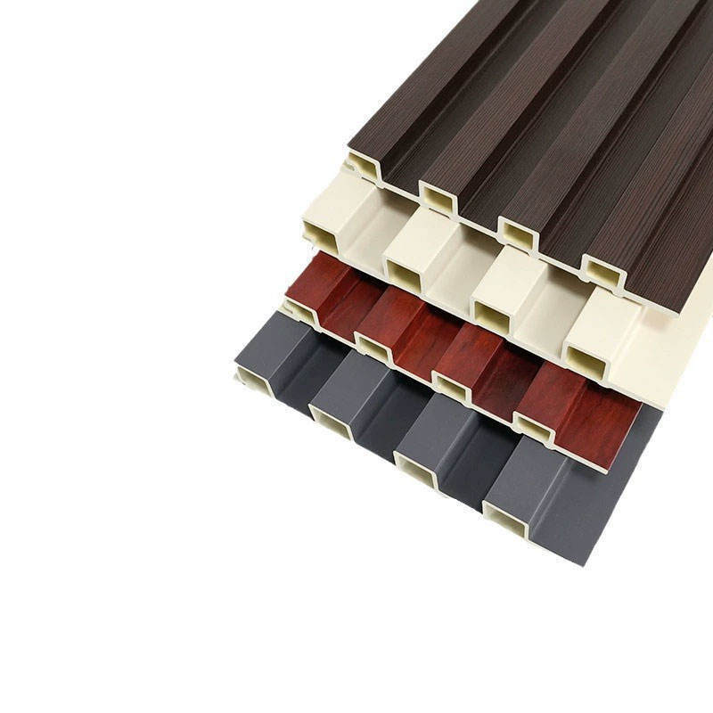 Außenverkleidung WPC Wandpaneel Holz Kunststoff Modernes Design Board Außen Outdoor Verbundwerkstoff WPC 3D Paneel Außenwandverkleidung