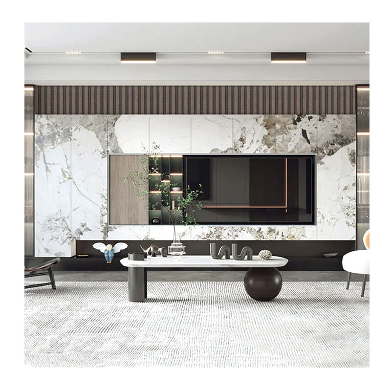 Großhandelspreis 4X8 FT PVC Alternative Marmor Wandpaneel & Platte Hochglanz UV-Beschichtung Marmorplatte