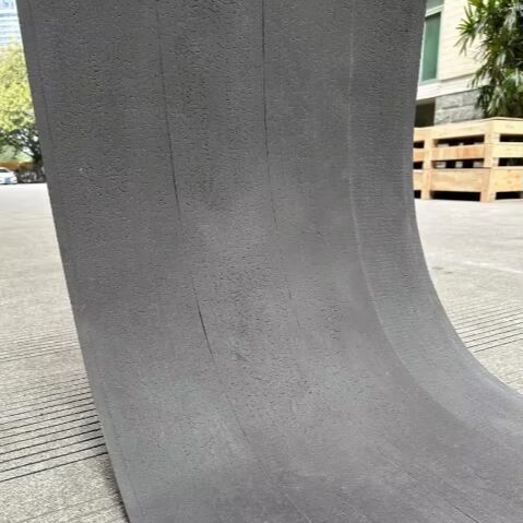 Fabrik Großhandel Neue Technologie Innen Außen Weiche Gebogene Wand Stein Furnier Große Platte Feuerfest Flexibler Travertin Stein