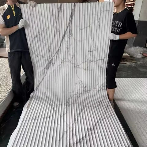 MCM Soft Serie Moderne Gestaltung Flexibel künstlich umweltfreundlich feuerdicht wasserdicht große Platte Innen-Außen Wanddekoration 3D