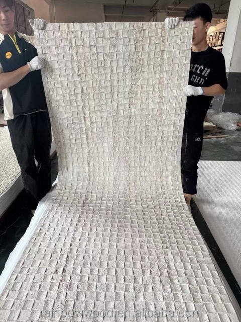 MCM Soft Serie Moderne Gestaltung Flexibel künstlich umweltfreundlich feuerdicht wasserdicht große Platte Innen-Außen Wanddekoration 3D