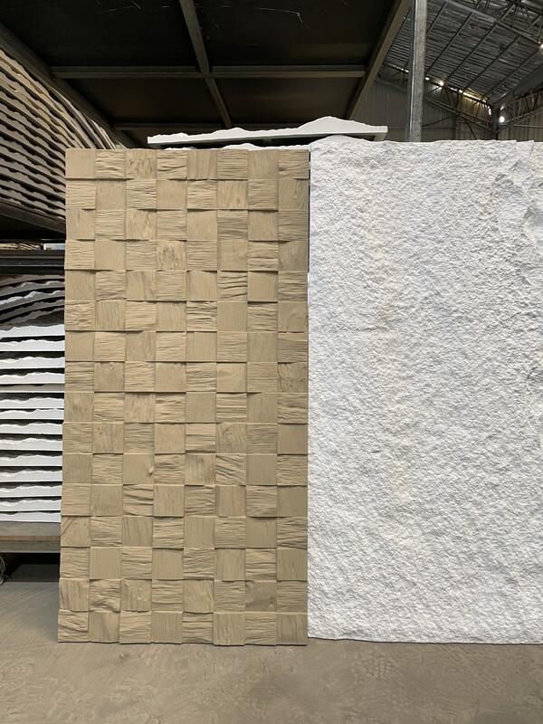 Innovative Wanddekorationslösungen Feuerdichte Wasserdichte PU Kunststeinwandplatte für Innen- und Außenwandverkleidung