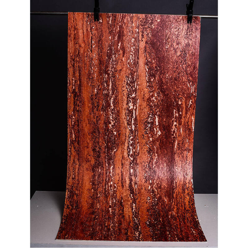 UV-Resistant Flexible Stone Red Travertine Wall Panel Eco-friendly mcm Lightweight Faux Stone Wall Panels for Exterior Wall