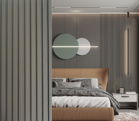 Holzfaser-Wand des Klassiker-3000mm WPC geriffelt Wpc-Wand-Brett freundlichen Eco