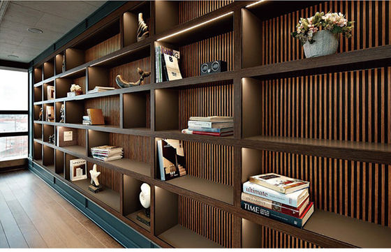 Wand-feuchtigkeitsfestes kundengebundenes Logo FSC hölzernen Korn-Innen-WPC