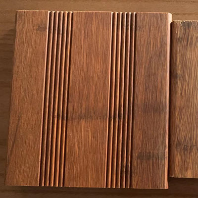 Wasserdichte Bambus-Decking-Boards Fußboden Strand Gewebte Oberfläche Natürliche Außen