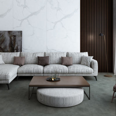 Feuerdichte Massivplatte Wandplatte Wasserdichte Kunststoff 1220*2440mm SPC Büro Wohnwandplatte